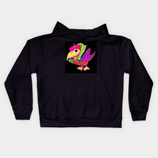 pelican seagull pattern ecopop Kids Hoodie